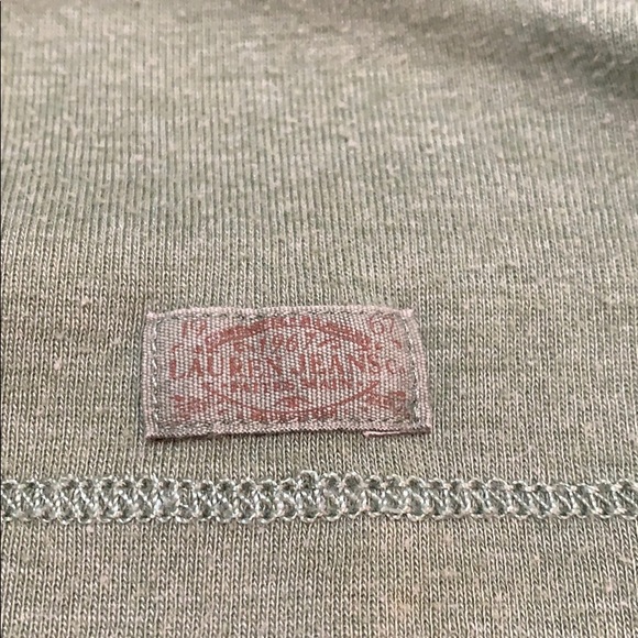 Lauren Ralph Lauren Faux Leather Trim Shirt Sz L - Picture 7 of 8